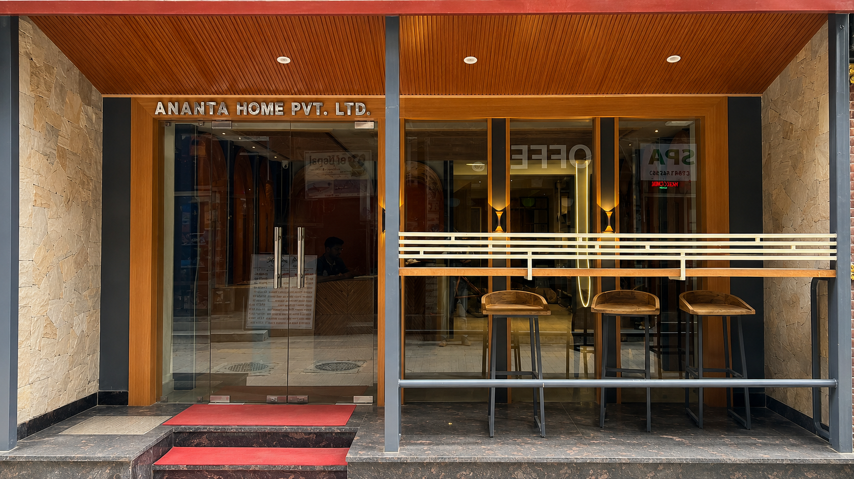 Ananta Home exterior &mdash; the hotel front in Thamel, Kathmandu